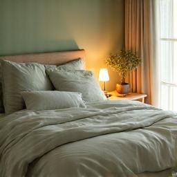 Pokojné prostředí pro spánek s uklidňujícím osvětlením